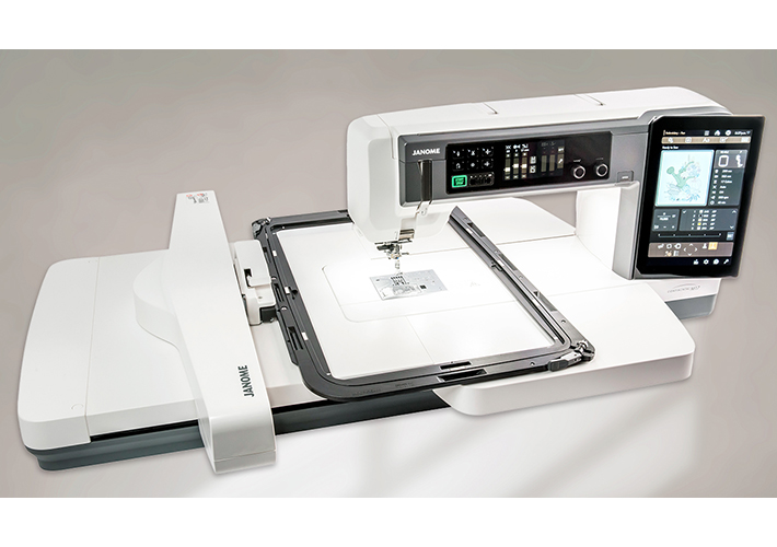 Foto eSOL RTOS adopted by Janome Corporation for its top-of-the-line computerized sewing machine with HD Embroidery.